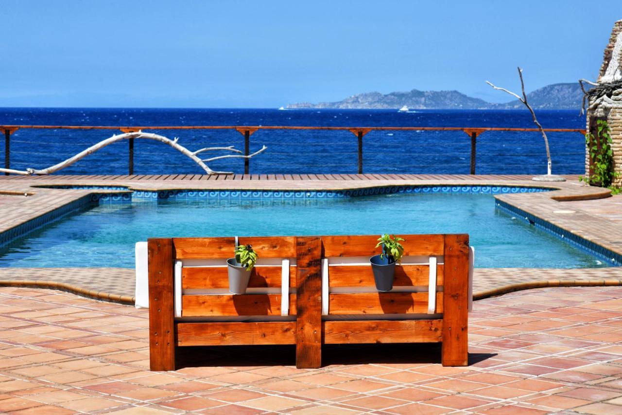 Luxurious Villa By The Sea Posidhonia  Bagian luar foto