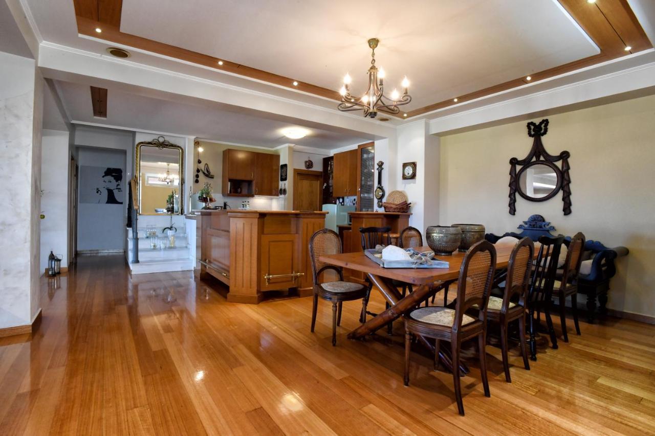 Luxurious Villa By The Sea Posidhonia  Bagian luar foto