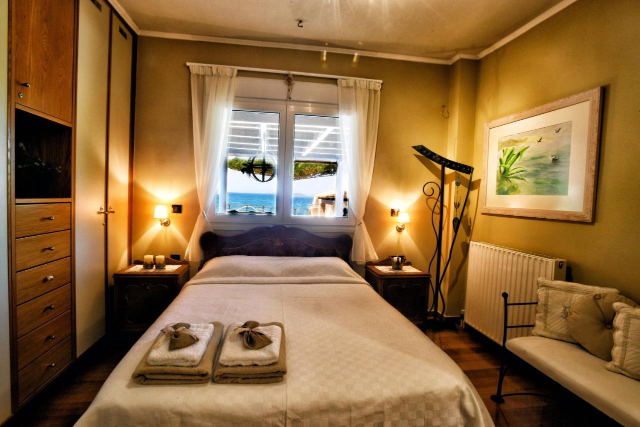 Luxurious Villa By The Sea Posidhonia  Bagian luar foto